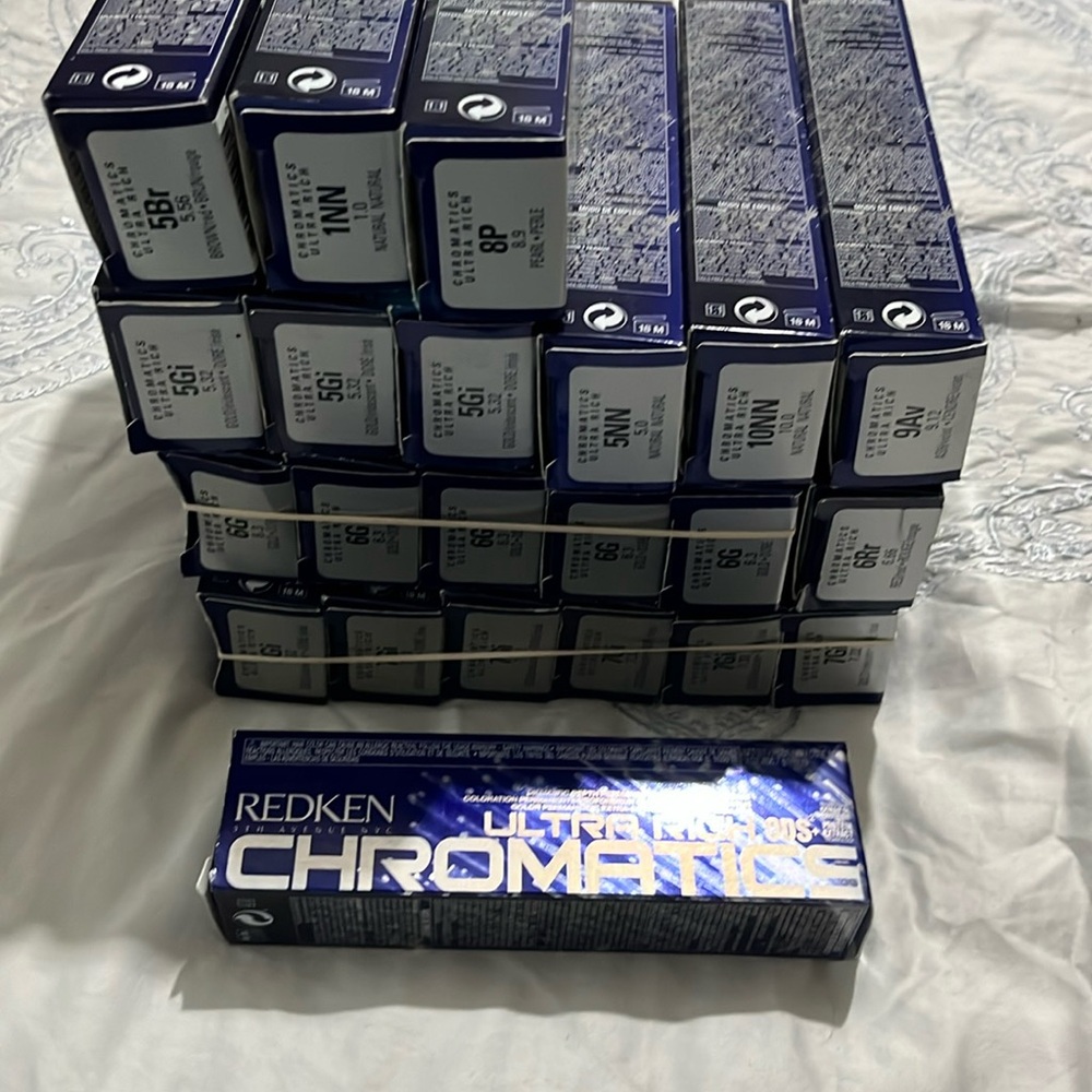 REDKEN chromatics ultra rich ODS permanent hair color - brown gold violet pearl